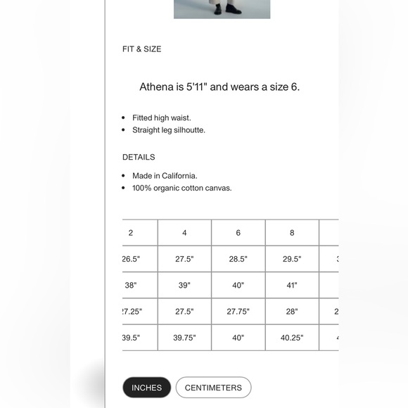 Jesse Kamm handy pants size 6, white NWOT. - Picture 12 of 13